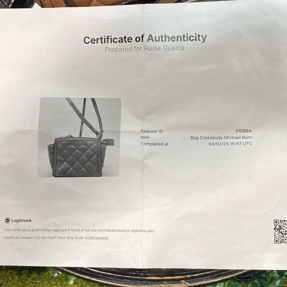 Michael Kors Brown Quilted Crossbody Bag - Picture 5 of 11